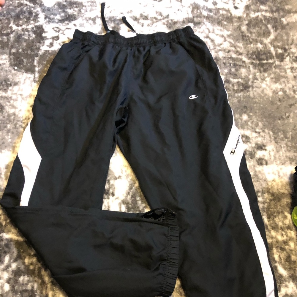 Champion black track pants